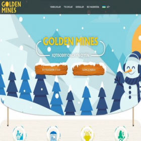 Скриншот главной страницы сайта golden-mines.biz